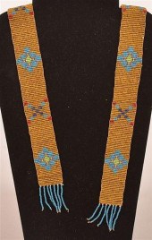 VINTAGE LOOM BEADED BAND.Vinta