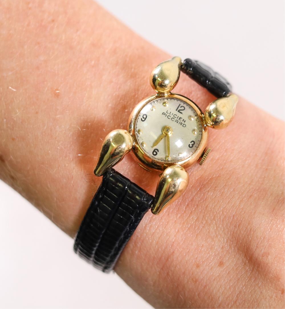 VINTAGE LUCIEN PICCARD LADIES 14K