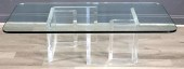 VINTAGE LUCITE COFFEE TABLE SI