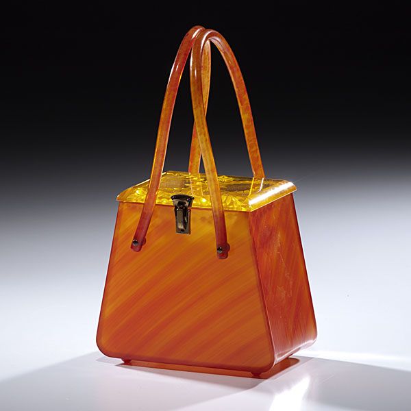 Vintage Lucite Structured Handbag A