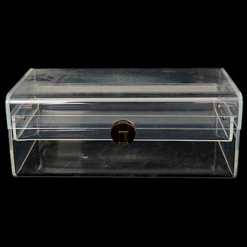 VINTAGE LUCITE TISSUE