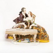 VINTAGE LUDWIGSBURG FIGURAL GR