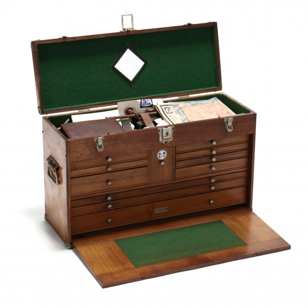 VINTAGE MACHINISTS CHEST AND