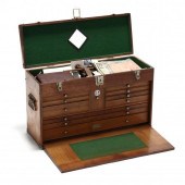 VINTAGE MACHINISTS CHEST AND A