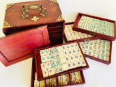 VINTAGE MAH JONG BONE AND BAMB