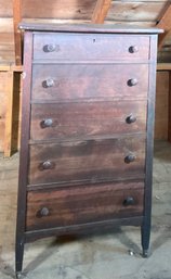 Vintage mahogany dresser chest with