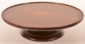 VINTAGE MAHOGANY INLAID LAZY S