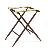 VINTAGE MAHOGANY LUGGAGE STAND