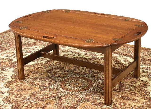 VINTAGE MAHOGANY TRAY-TOP
