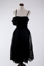 VINTAGE MAINBOCHER BLACK COCKT