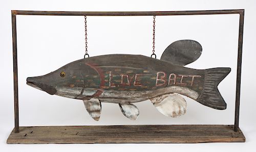 VINTAGE MAINE FOLK ART "LIVE
