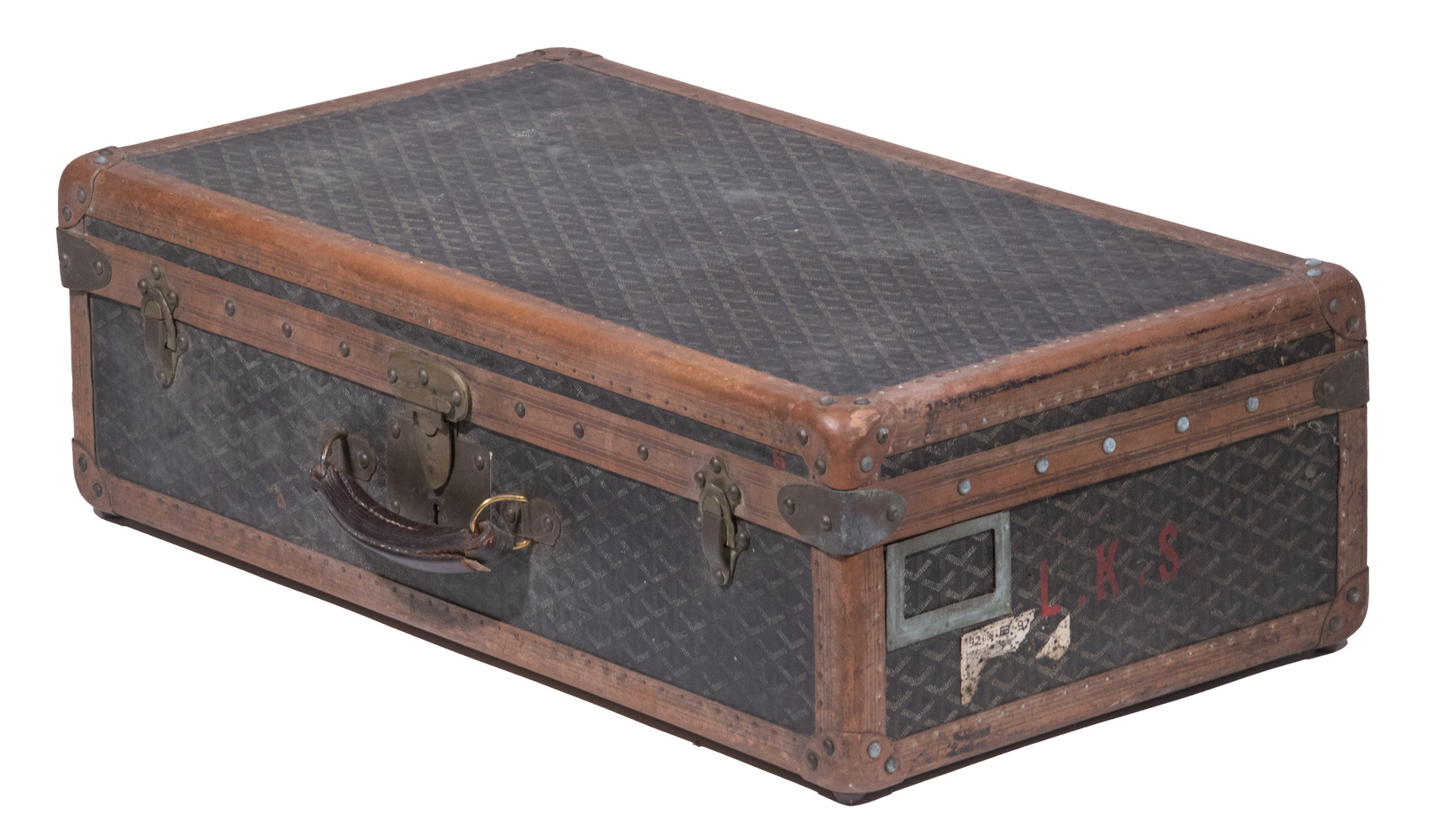 VINTAGE MAISON GOYARD SUITCASE