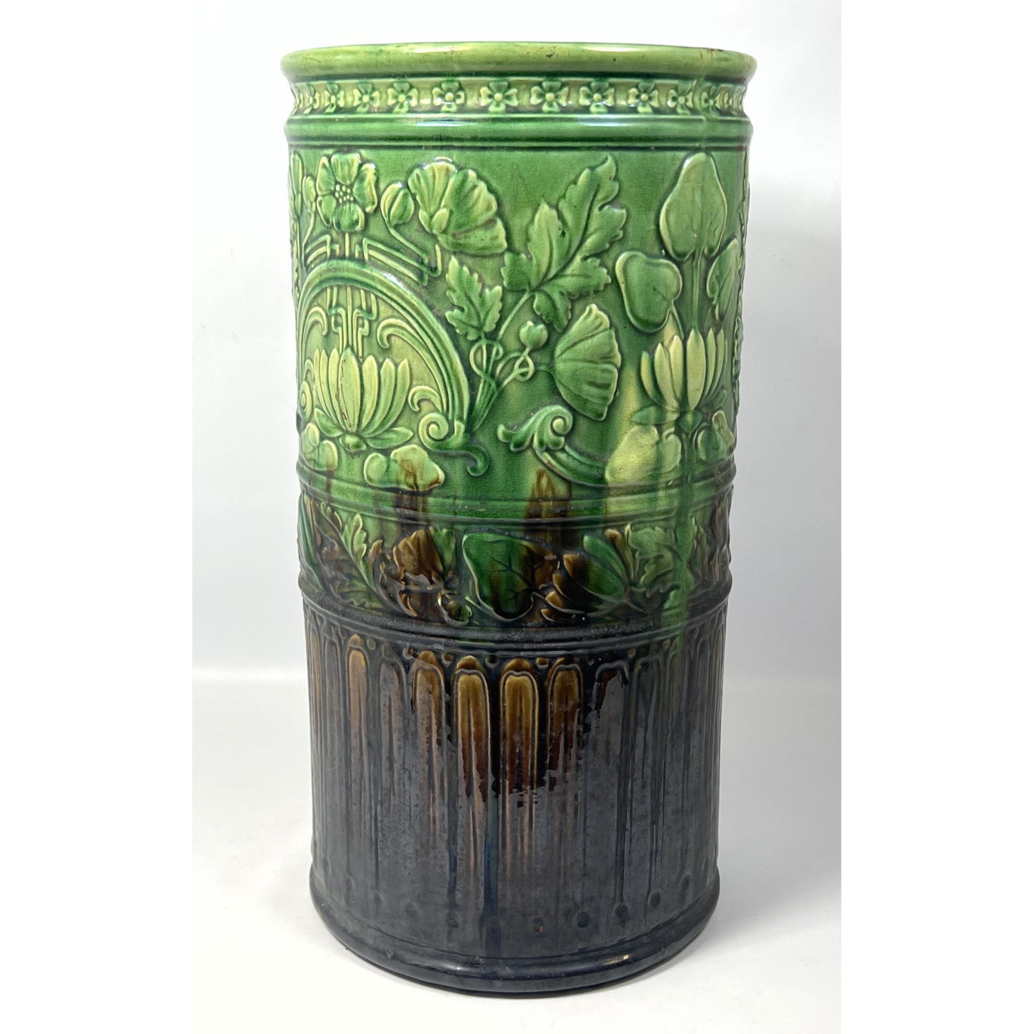 Vintage Majolica Glazed Pottery