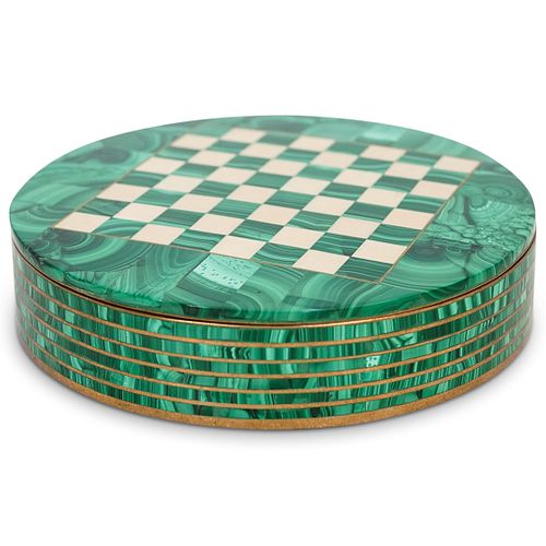 VINTAGE MALACHITE GAME BOARD