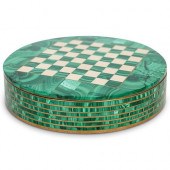VINTAGE MALACHITE GAME BOARD B