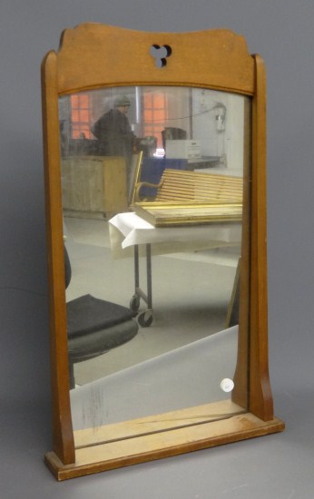 Vintage maple mirror. 17 1/4'' x