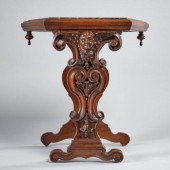 VINTAGE MARBLE TOPPED WALNUT S