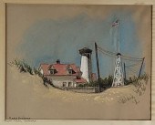 VINTAGE MARIE HOCHMAN PASTEL O