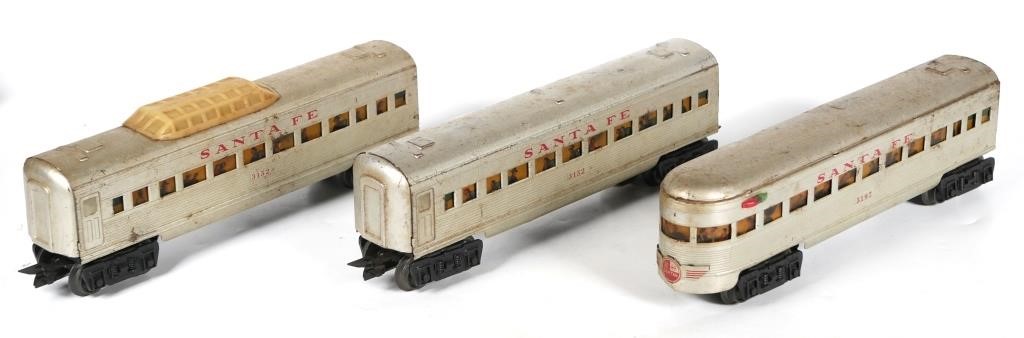 VINTAGE MARX TRAIN CARS 3152, 3197,