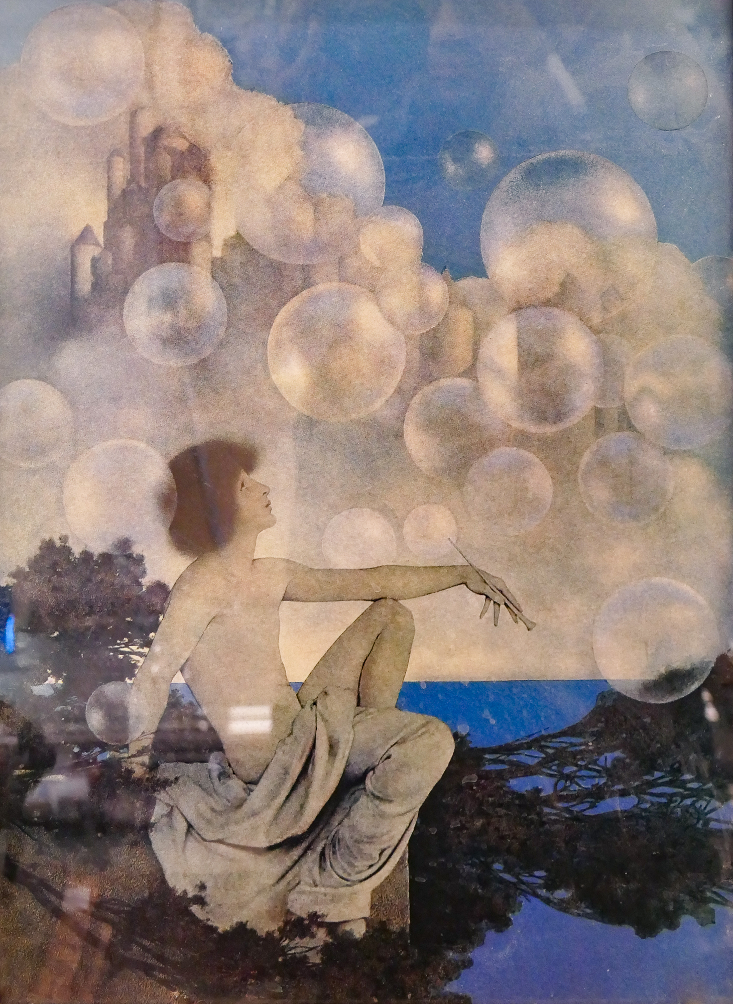 Vintage Maxfield Parrish 'Air