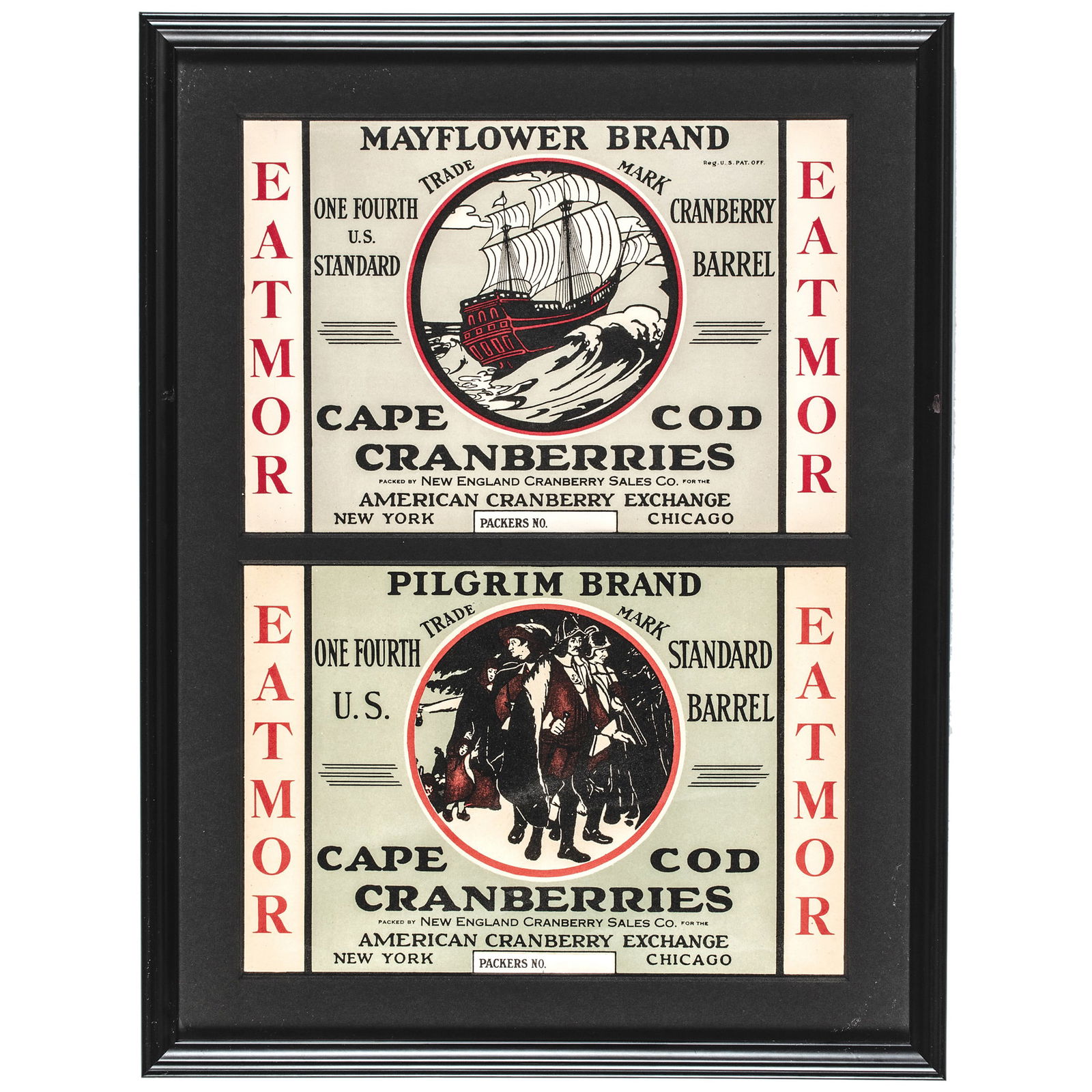 VINTAGE MAYFLOWER BRAND + PILGRIM