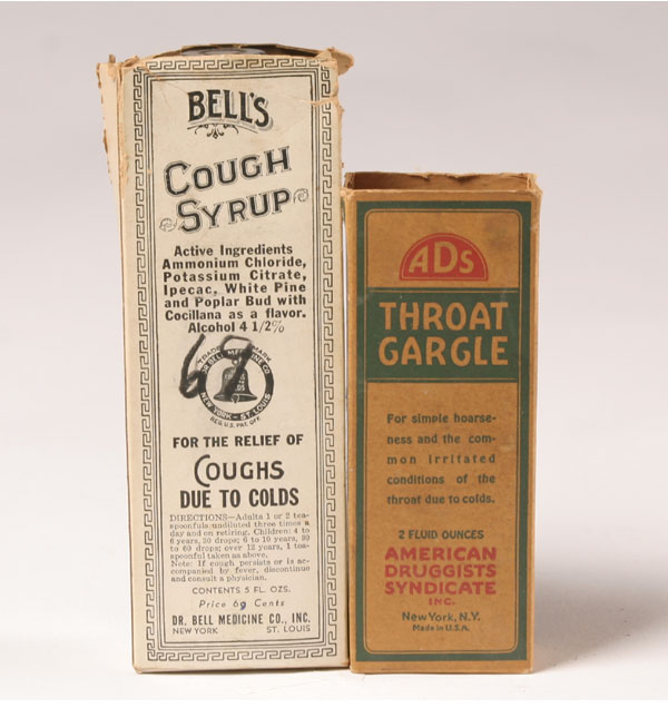 Vintage medicine bottles