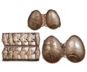 VINTAGE METAL CHOCOLATE MOLDS<