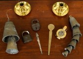 Vintage metal collectibles, in