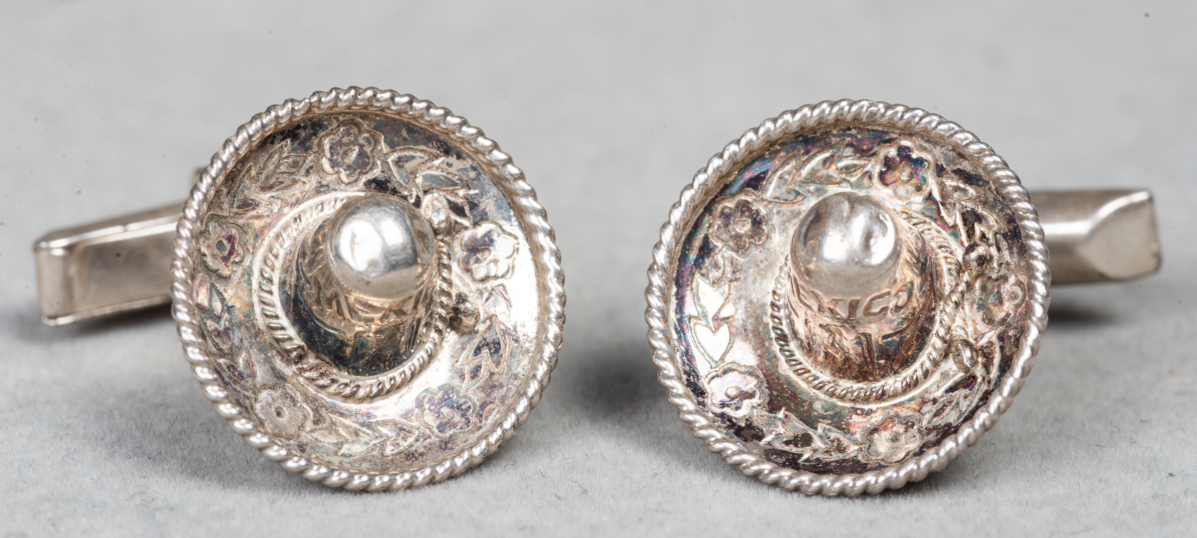 VINTAGE MEXICAN SILVER SOMBRERO HAT