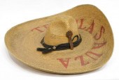 VINTAGE MEXICO SOMBRERO, "TEQU