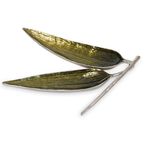 VINTAGE MICHAEL ARAM METAL LEAF