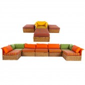 VINTAGE MID-CENTURY RATTAN MOD