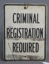 Vintage Mid Western trade sign