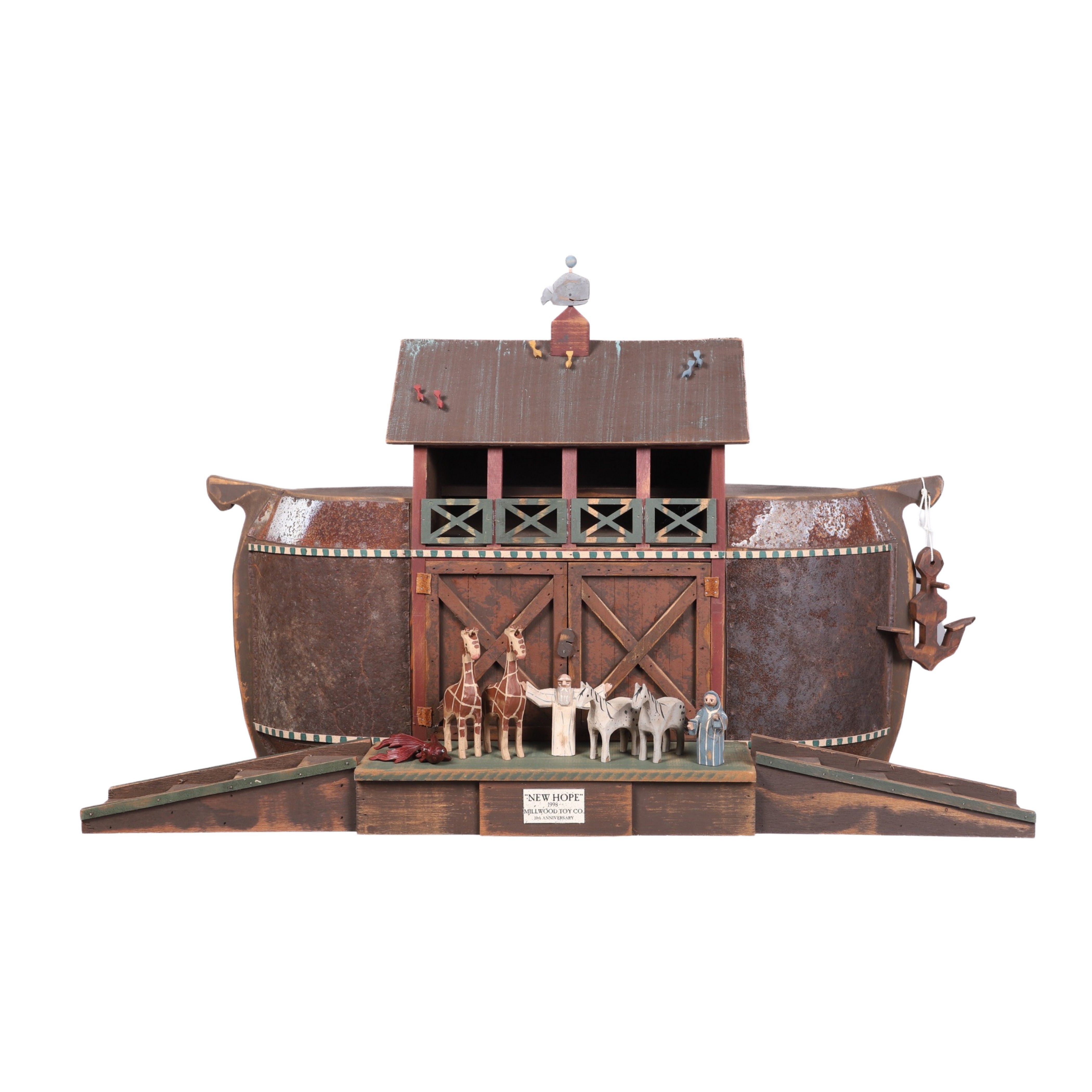 Vintage Millwood Toy Co Noah's Ark,