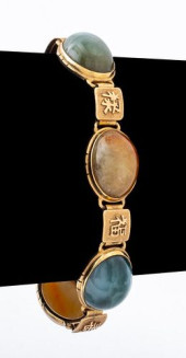 VINTAGE MING&#039;S 14K JADE B