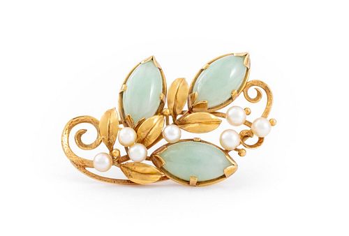 VINTAGE MING&#039;S 14K JADE