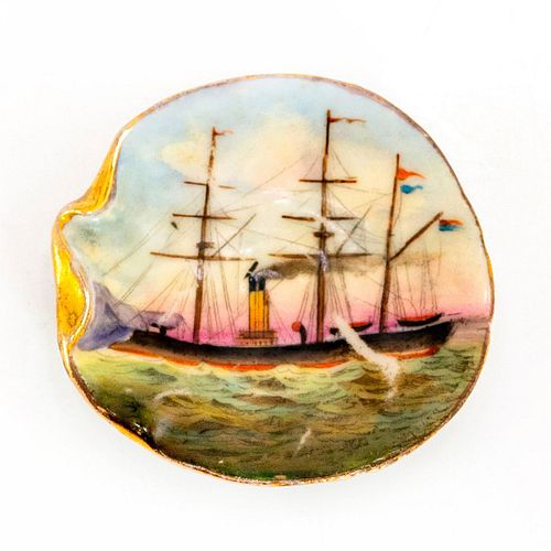 VINTAGE MINIATURE PICTORIAL DISH,