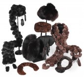 Vintage mink and rabbit hats a