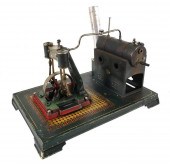 VINTAGE MODEL TOY STEAM ENGINE