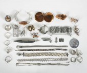 Vintage modern sterling, silve