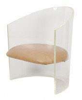 VINTAGE MODERNIST LUCITE AND L