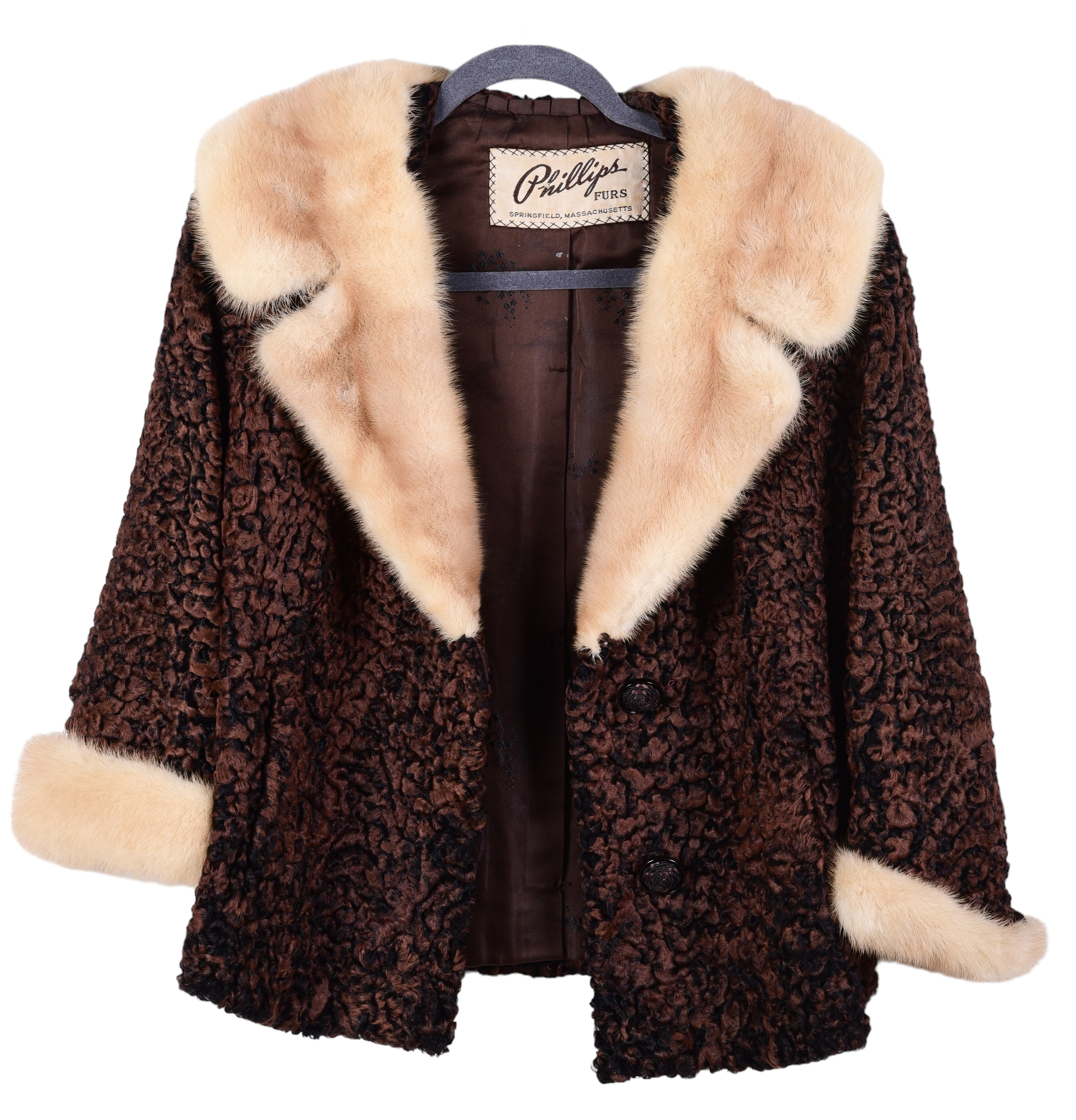 Vintage Mongolian lamb and mink