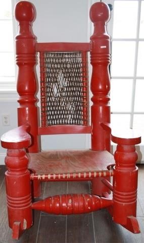 VINTAGE MONUMENTAL SANTA’S CARVED