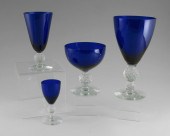 VINTAGE MORGANTOWN GLASS COBAL