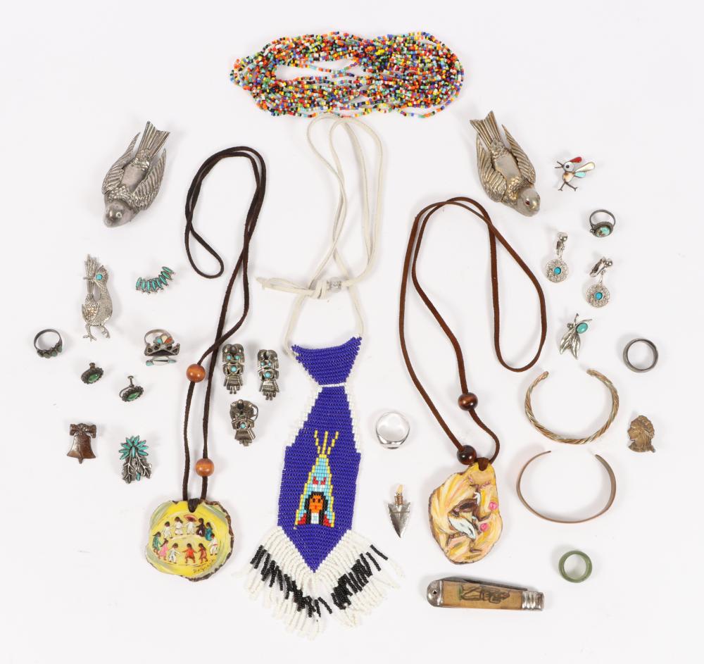 VINTAGE MOSTLY NATIVE AMERICAN