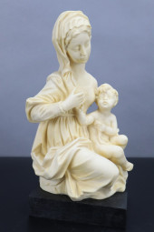 VINTAGE MOTHER AND CHILD RESIN