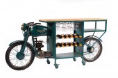 VINTAGE MOTORBIKE BAR CARTVint