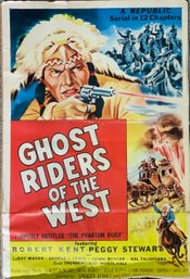 Vintage movie lithographed