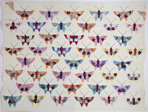 VINTAGE MULTI-COLOR BUTTERFLY