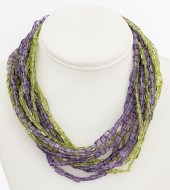 VINTAGE MULTI-STRAND AMETHYST